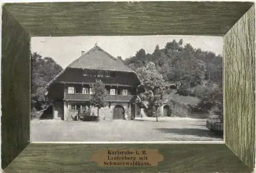 Karlsruhe - Stadtgarten - Schwarzwaldhaus -755444