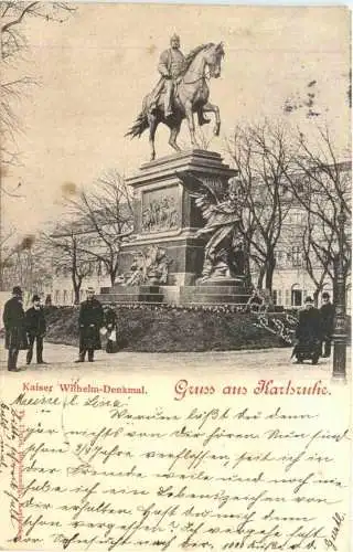 Karlsruhe - Kaiser Wilhelm Denkmal -755398