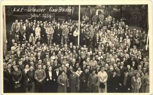 Karlsruhe - KdF Urlauber Gau Baden 1936 -755550