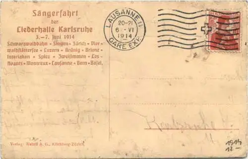 Harder - Sängerfahrt der Liederhalle Karlsruhe 1914 -755596