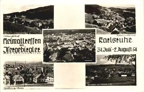 Karlsruhe - Heimattreffen der Isergebirgler 1954 -755632