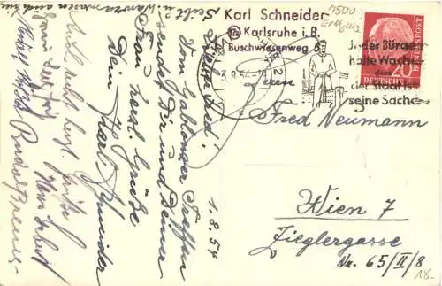 Karlsruhe - Heimattreffen der Isergebirgler 1954 -755632