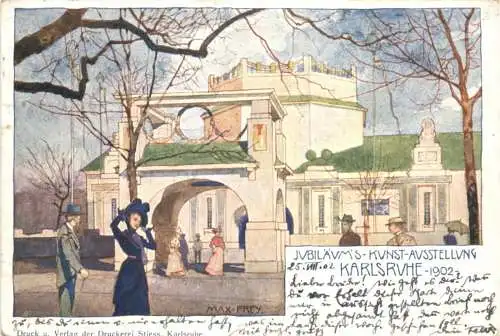 Karlsruhe - Jubiläums Kunst Ausstellung 1902 -755676