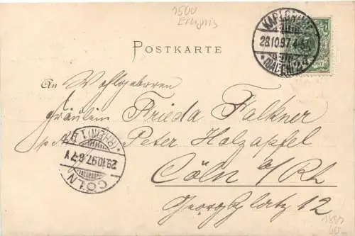 Karlsruhe - Denkmals Enthüllung 1897 -755668