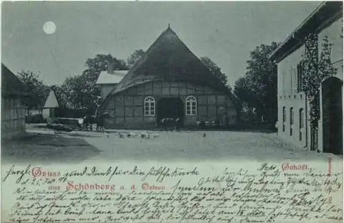 Gruss aus Schönberg an der Ostsee - Gehöft -755940