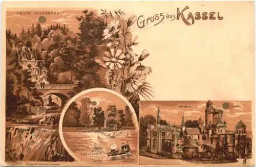 Gruss aus Kassel - Litho -756540