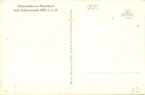 Rötenbach Schwarzwald -756414