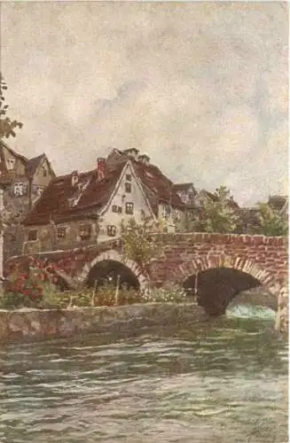 Ulm an der Donau - Häuslesbrücke -757362