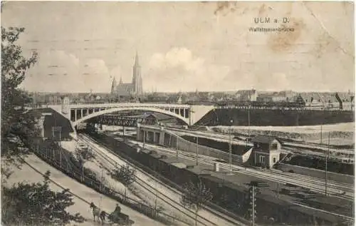 Ulm an der Donau - Wallstrassenbrücke -757278