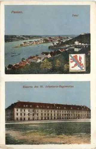 Passau - Kaserne des 16. Inf. Regimentes -757846