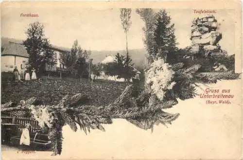 Gruss aus Unterbreitnau - Forsthaus -757804