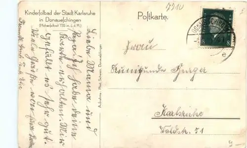 Donaueschingen - Kindersolbad der Stadt Karlsruhe -758186