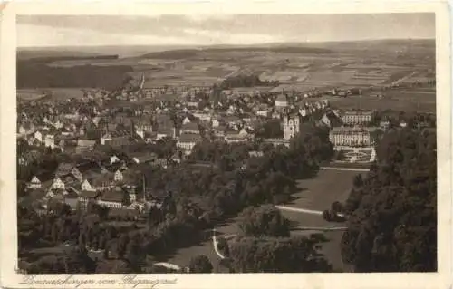 Donaueschingen vom Flugzeug aus -758208