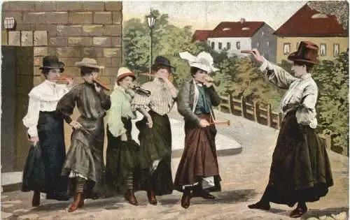 Frauen mit Flöten -758198