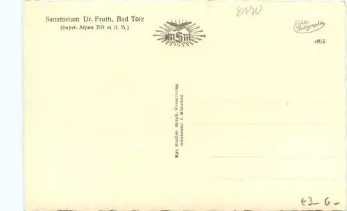 Bad Tölz - Sanatorium Dr. Fruth -758278