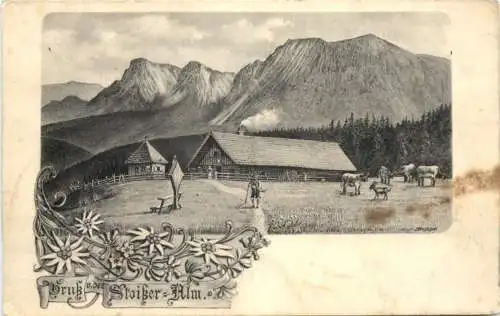 Gruß von der Stoißer Alm -758456