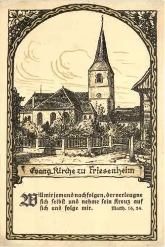 Evang. Kirche zu Friesenheim -758492