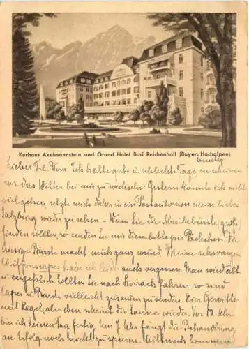 Bad Reichenhall - Kurhaus Axelmannstein -758464