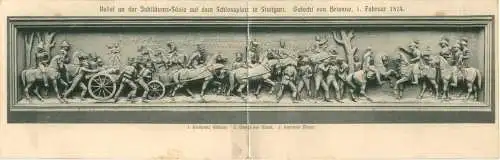 Stuttgart - Relief - Klappkarte -758974