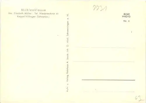 Villingen Kappel - Mühlenklause -759090