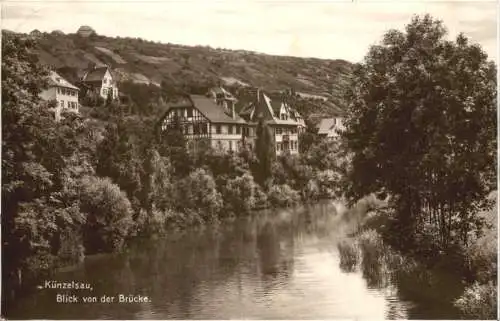 Künzelsau - Blick von der Brücke -759326
