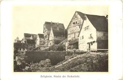 Besigheim - Häuser der Neckarseite -759370