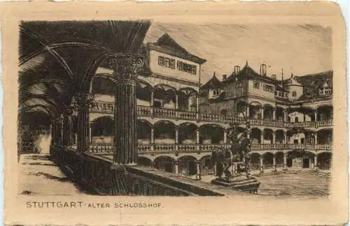 Stuttgart - Alter Schlosshof -760278