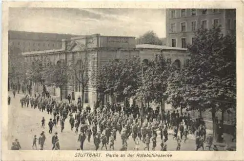 Stuttgart - Partie an der Rotebühlkaserne -760248