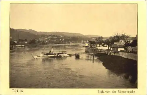 Trier - Blick von der Römerbrücke -760332