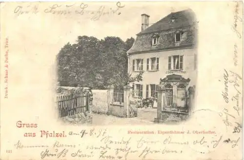 Gruss aus Pfalzel bei Trier - Restauration Oberhoffer -760606