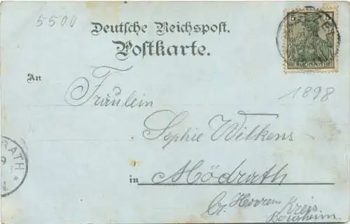 Gruss aus Pfalzel bei Trier - Litho -760574