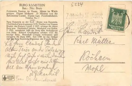 Burg Ramstein im Kylltal - Kordel -760490