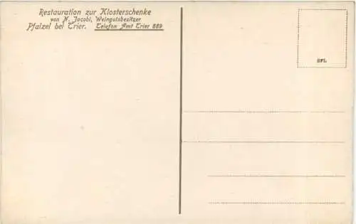 Pfalzel bei Trier - Restauration zur Klosterschenke -760590