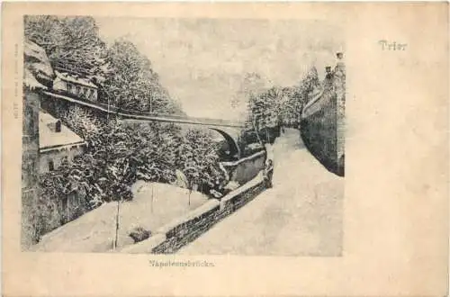 Trier - Napoleonsbrücke im Winter -761072