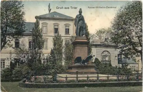Trier - Kaiser Wilhelm Denkmal -761056