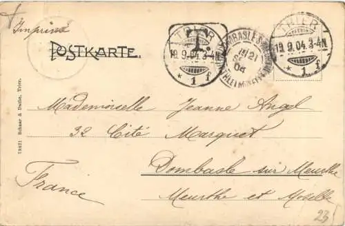 Trier - Partie an der Napoleonsbrücke -761090