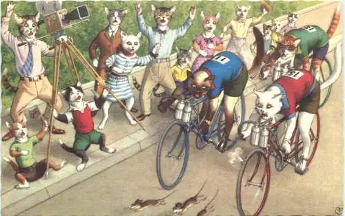 vermenschlichte Katzen -761426