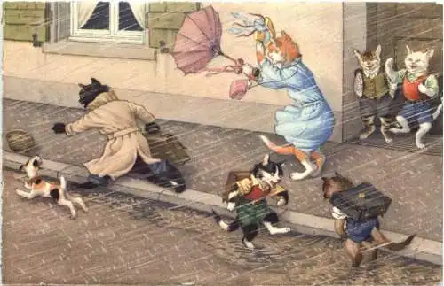 vermenschlichte Katzen -761408