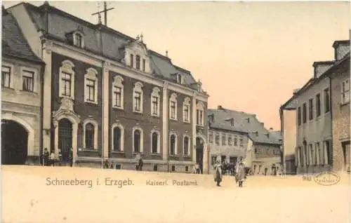 Schneeberg im Erzgebirge - Postamt -761672