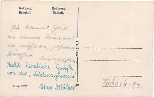 Rokitzau Rokycany - Bahnhof -761648