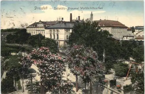 Dresden - Scietäts Brauerei Waldschlösschen -761766