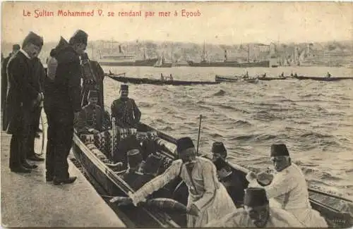 Sultan Mohammed se rendant par mer a Eyoub -761644