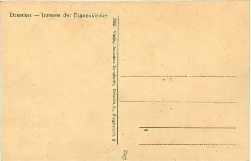 Dresden - Inneres der Frauenkirche -761740