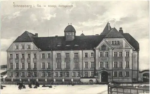 Schneeberg im Erzgebirge - Amtsgericht -761674