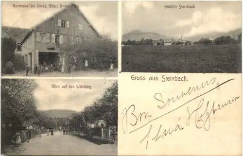 Gruss aus Steinbach - Kr. Baden -761822