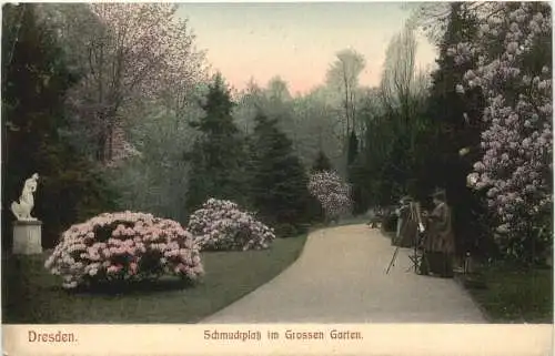 Dresden - Schmuckplatz im Grossen Garten -761772