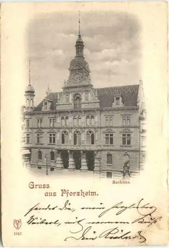 Gruss aus Pforzheim - Rathaus -761962