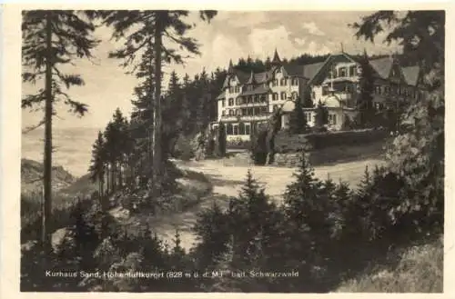 Kurhaus Sand Schwarzwald -761828