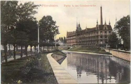 Pforzheim - Partie bei der Goethebrücke -761970