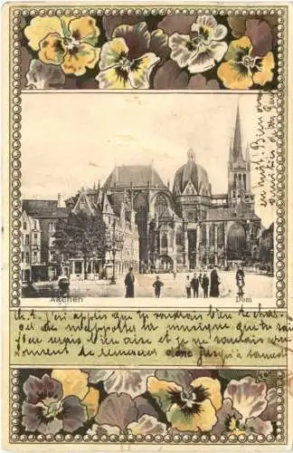 Aachen - Dom - Litho -762076